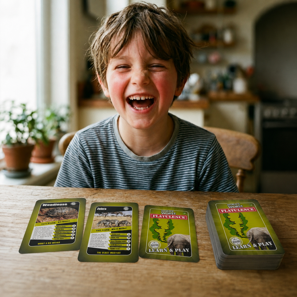 World's Worst Flatulence - The Disgusting Card Game (Ages 6-12)