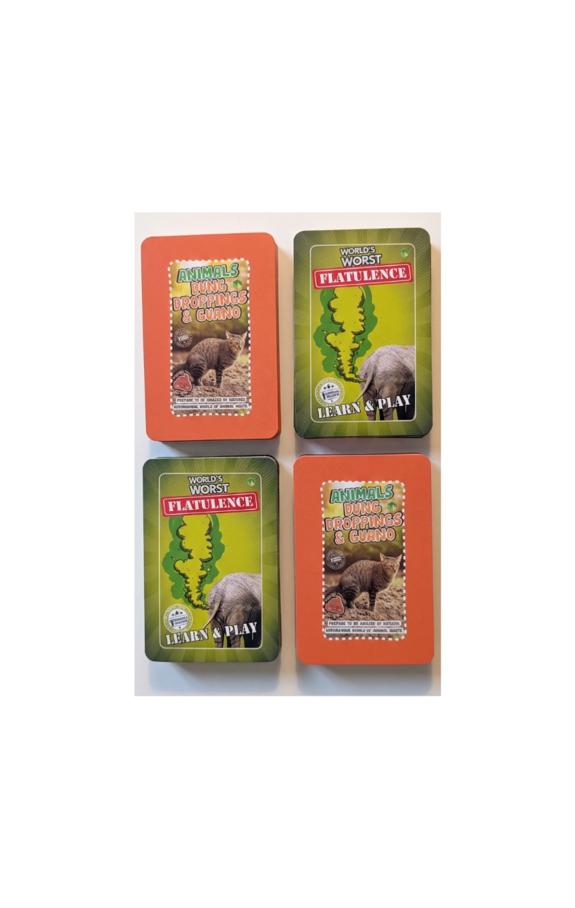 Worlds Worst Flatulence + Dung Droppings and Guano - 4xPack + Free P&P